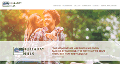 Desktop Screenshot of holladayhillsapts.com