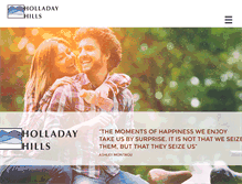 Tablet Screenshot of holladayhillsapts.com